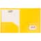 JAM Paper Heavy Duty Plastic 2-Pocket Folders, 6ct.